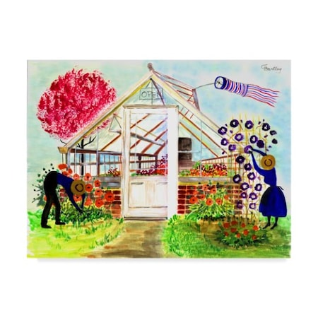 Cheryl Bartley 'Greenhouse Gardeners' Canvas Art,35x47